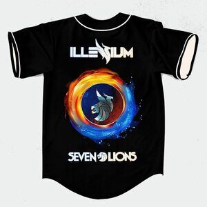 Illenium Seven Lions Baseball Jersey For EDM Festivals